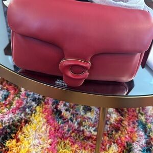 Coach Pillow Tabby 26 Red Apple Brand New